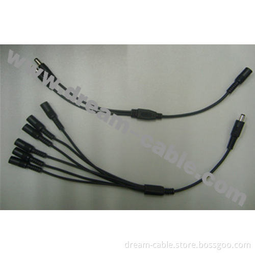 1 Female to 6 Male DC Cable for Security Camera (YTX65)